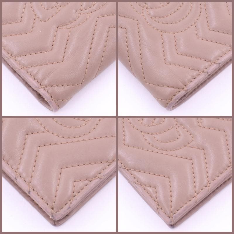 新春セール中★GUCCI GGマーモント二つ折り財布 キルティング グッチ