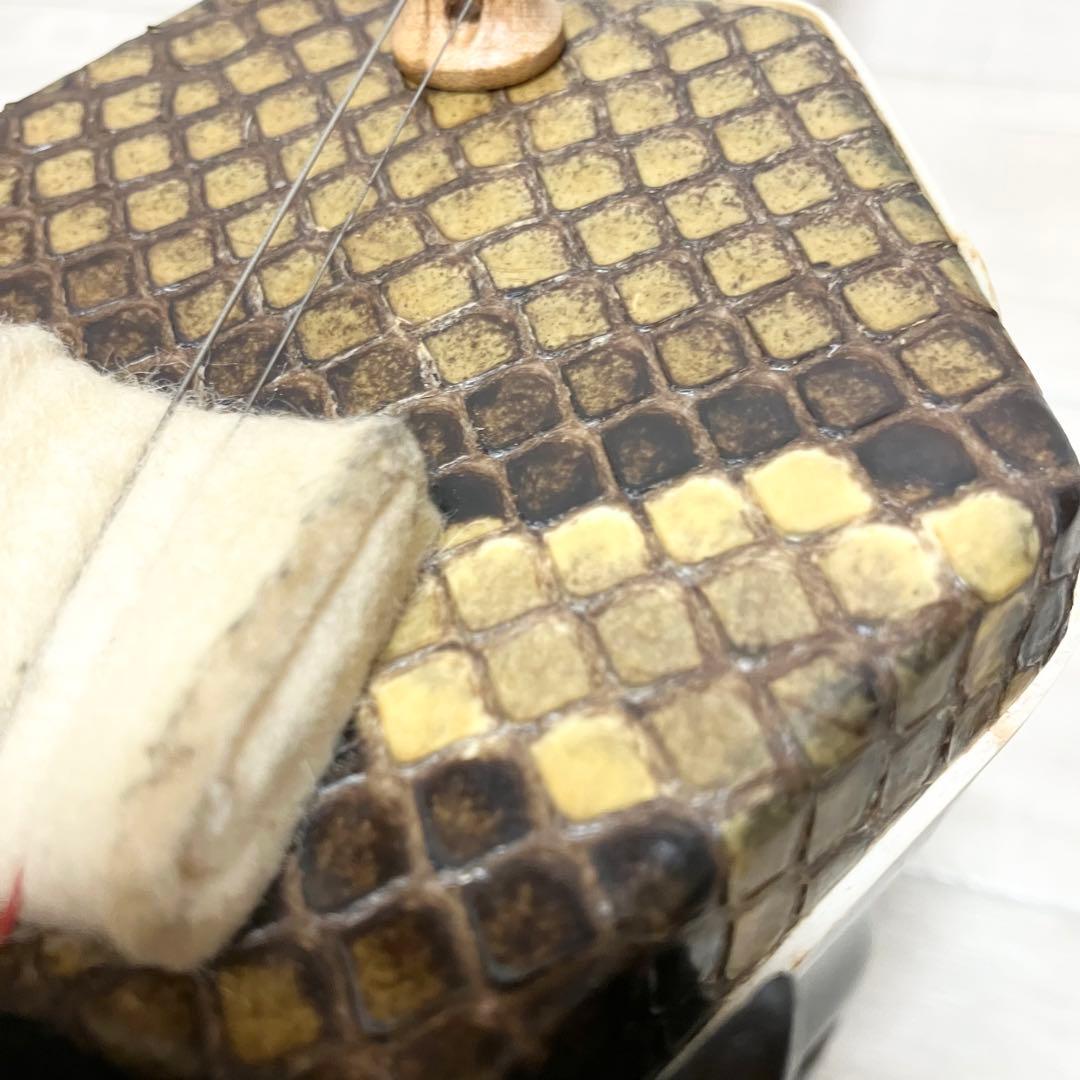 蛇皮　本革　高級 二胡 中国 弦楽器 彫刻 民族楽器 ケース付き　付属品多数