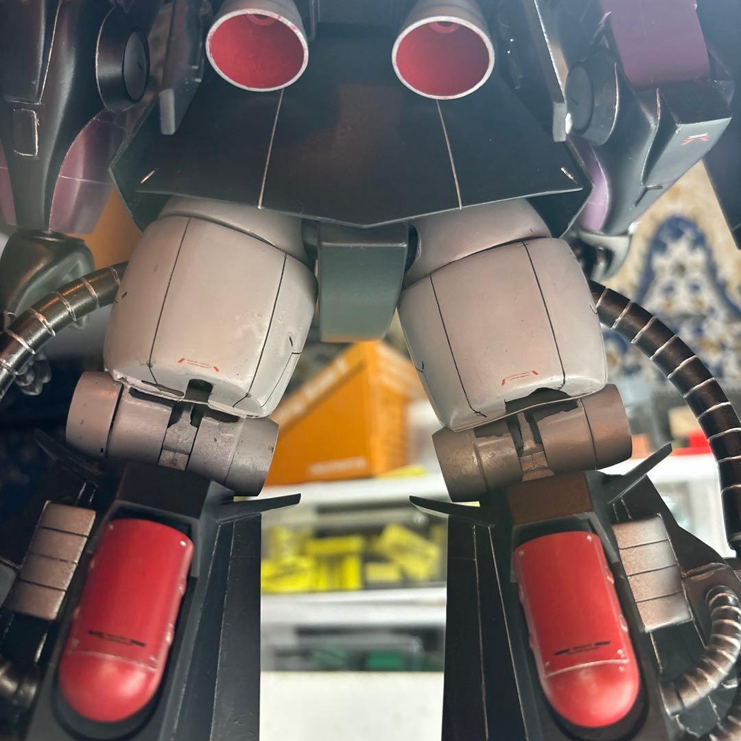 W*1様 ジャンク 旧キット1/60高機動型ザクⅡ 全塗装　完成品