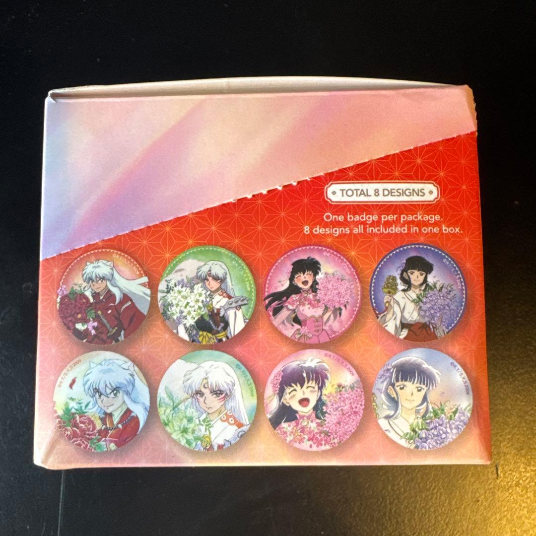 犬夜叉 三十周年缶バッジ box 8種コンプリートセット 中国限定