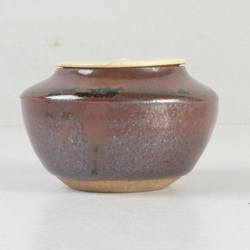 茶道具　瀬戸焼　古瀬戸　茶入　仕覆付　時代箱　V　9770