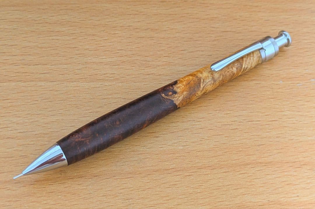 工房楔 ローズウッド瘤杢 0.3mm シャープペンシル