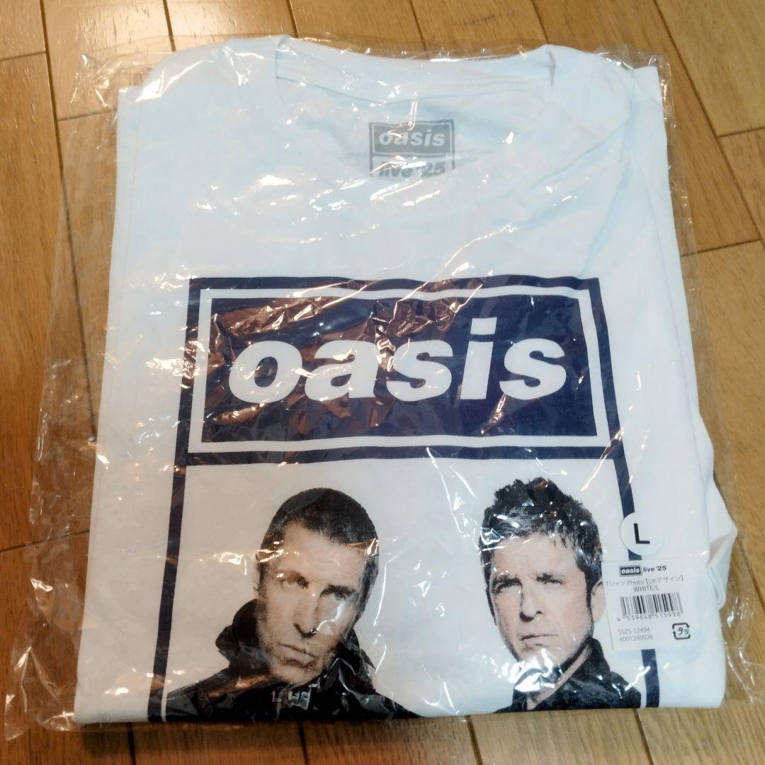 新品　oasis live '25 Tシャツ L ホワイト　オアシス　photo