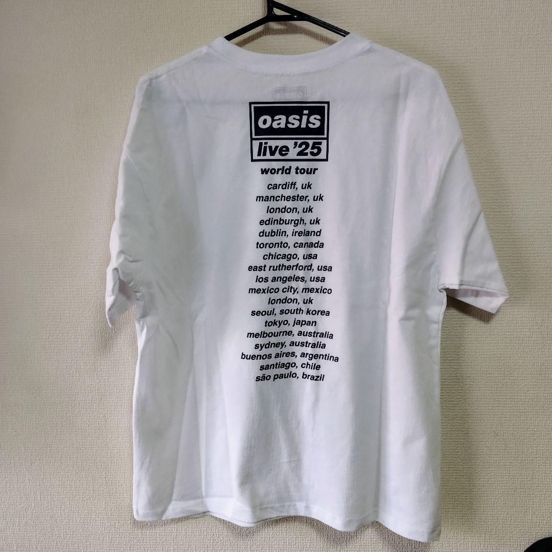 新品　oasis live '25 Tシャツ L ホワイト　オアシス　photo