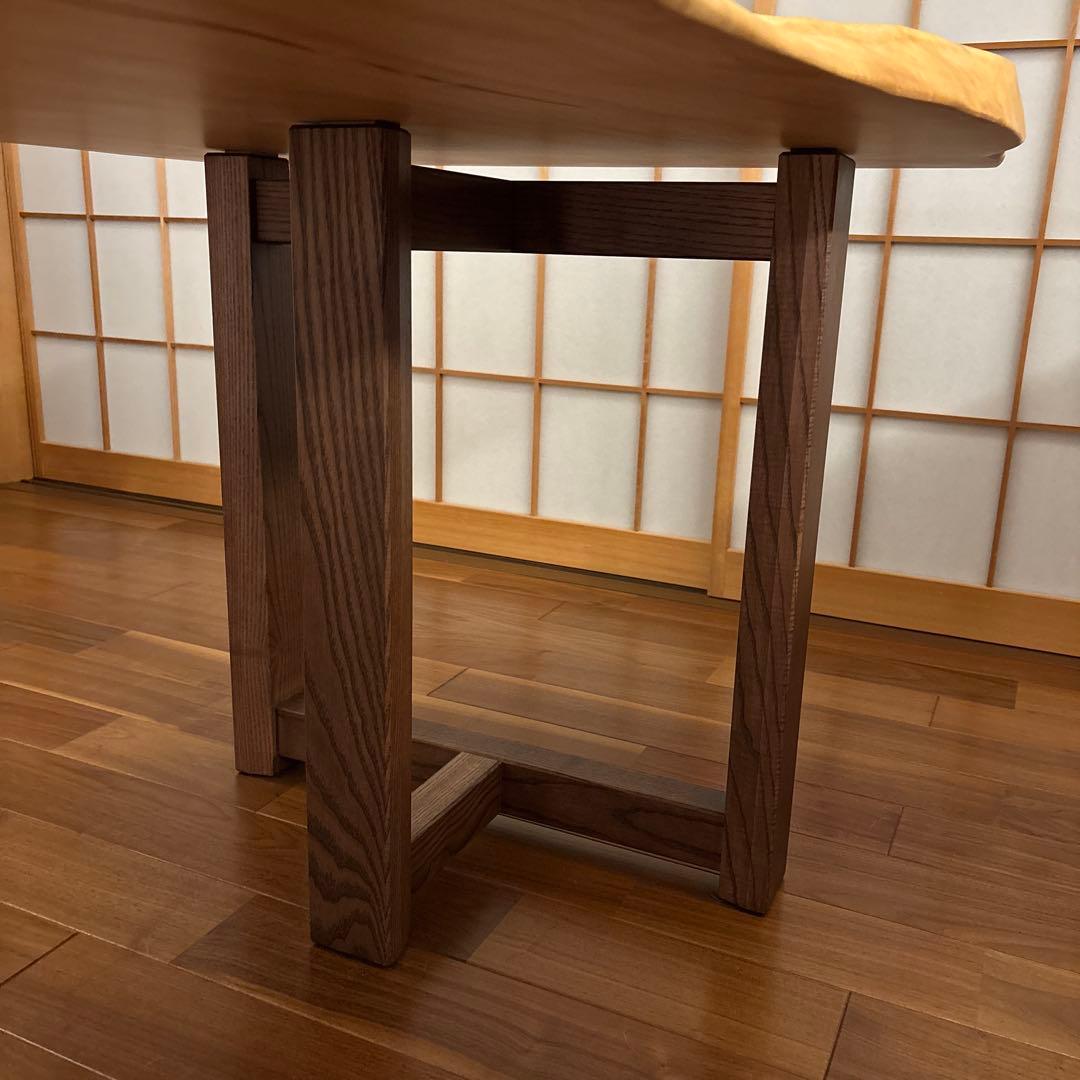 栃トチ　一枚板　ダイニングテーブル