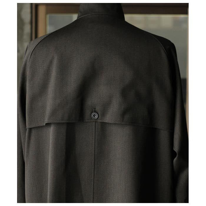 ジャケット・アウター ULTERIOR MELANGE WOOL HARRINGTON COAT