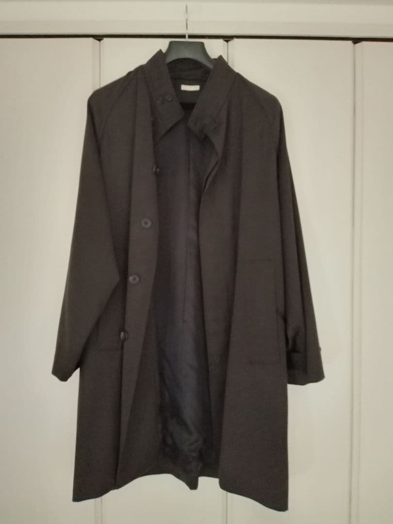 ジャケット・アウター ULTERIOR MELANGE WOOL HARRINGTON COAT