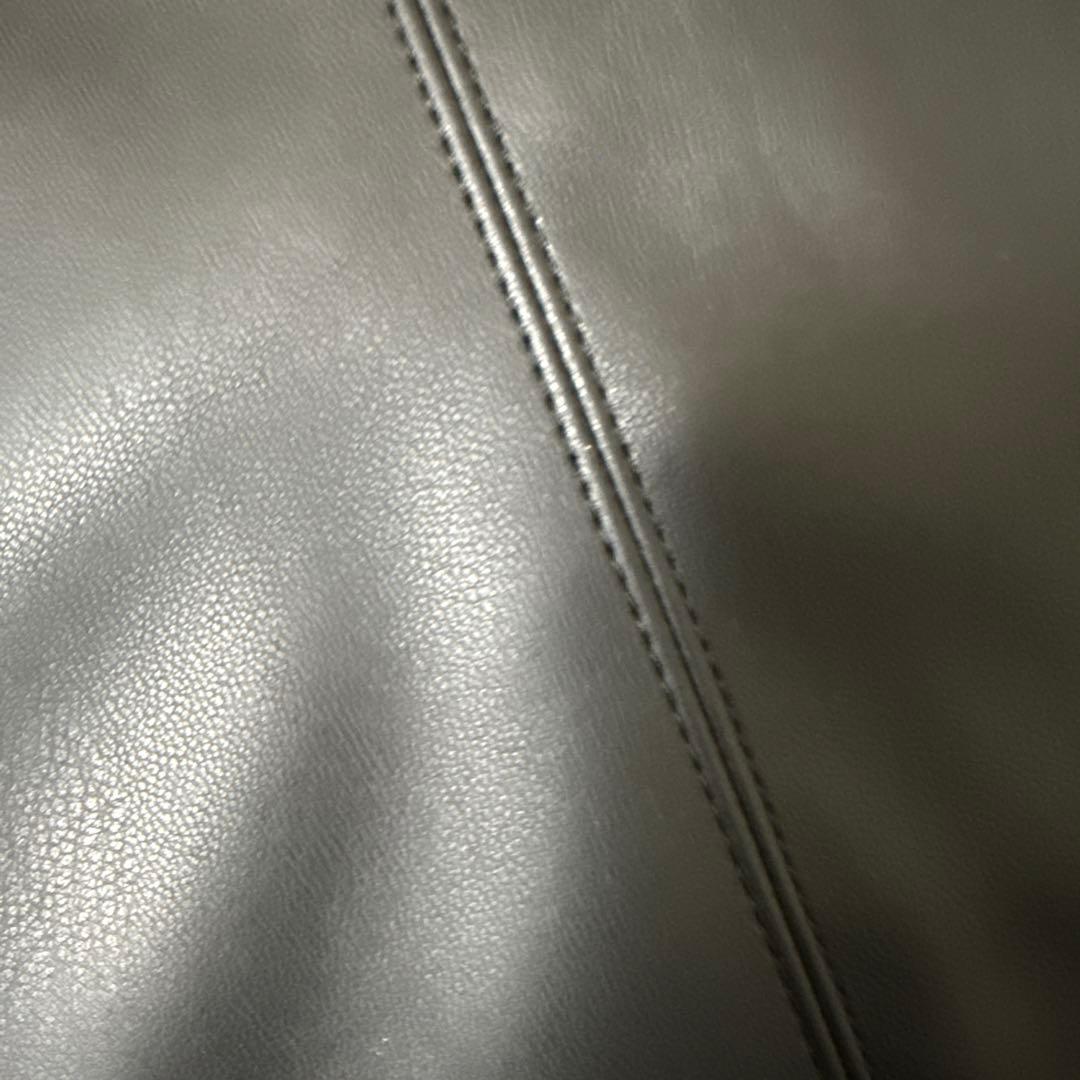 フェイクレザースカート