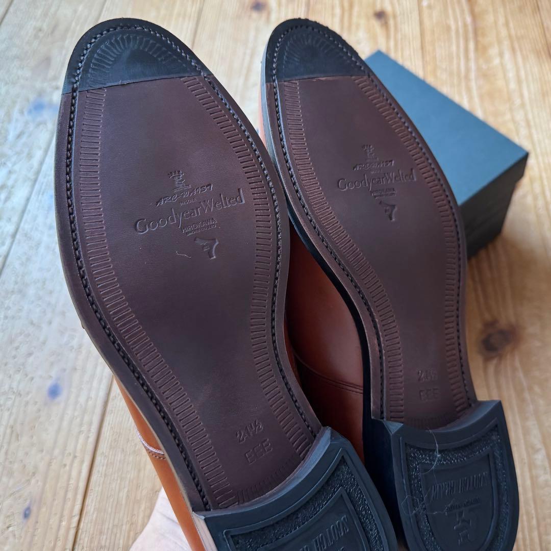 K*n様 新品未使用　スコッチグレイン　アノネイ　クロムフリー　ダブルモンク　2