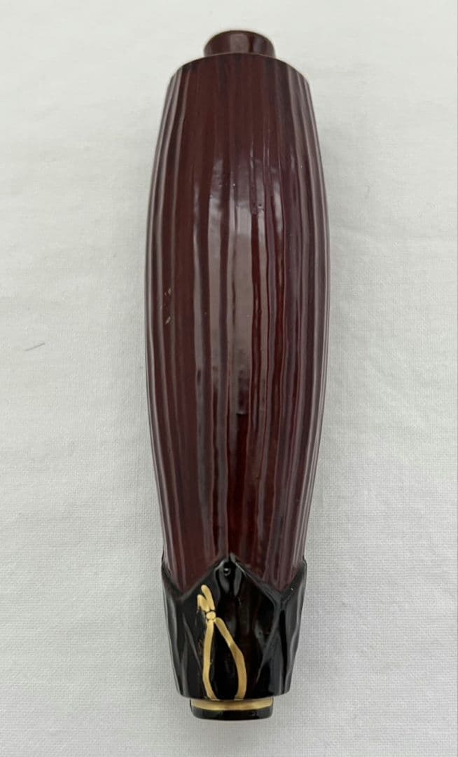 溜 一閑塗 傘香合 中村宗悦 茶道具