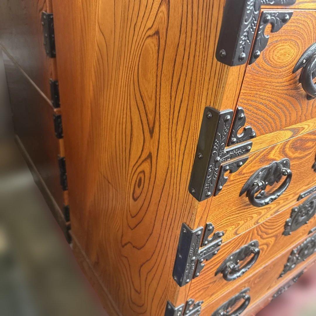 昭和レトロ　美品　岩谷堂箪笥　鍵付き