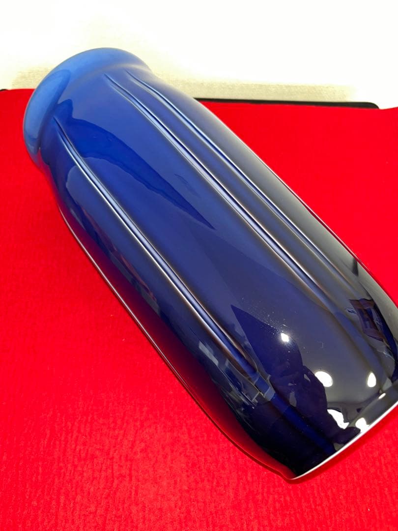 【大型 希少筋入】人間国宝 三代 徳田八十吉（正彦銘） 耀彩 花器 T205