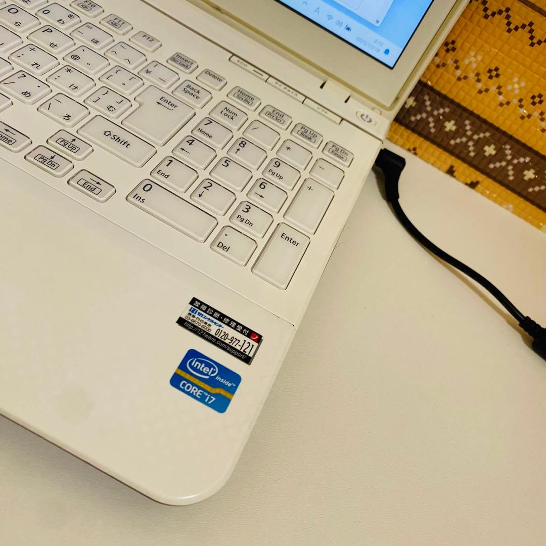 Y978 NECノートパソコンi7メモリ8G高速SSDサクサクWindows11