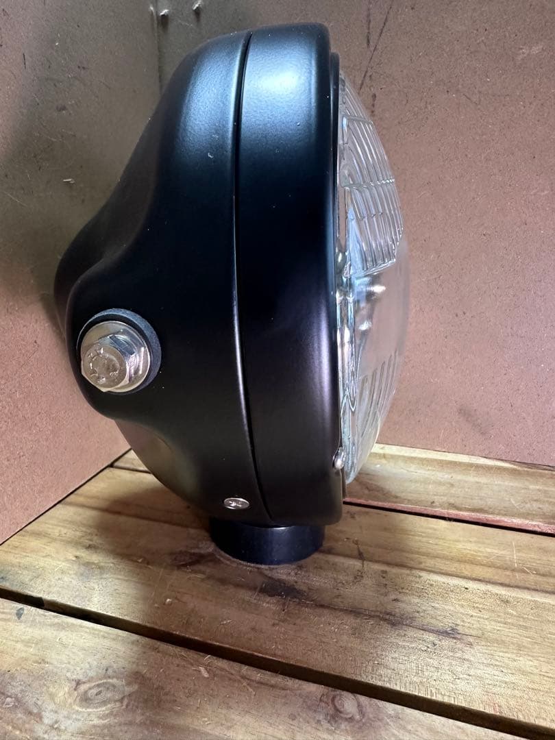 新品/未使用品180π用ルーカス/スリーポイントヘッドライト/検索SR400