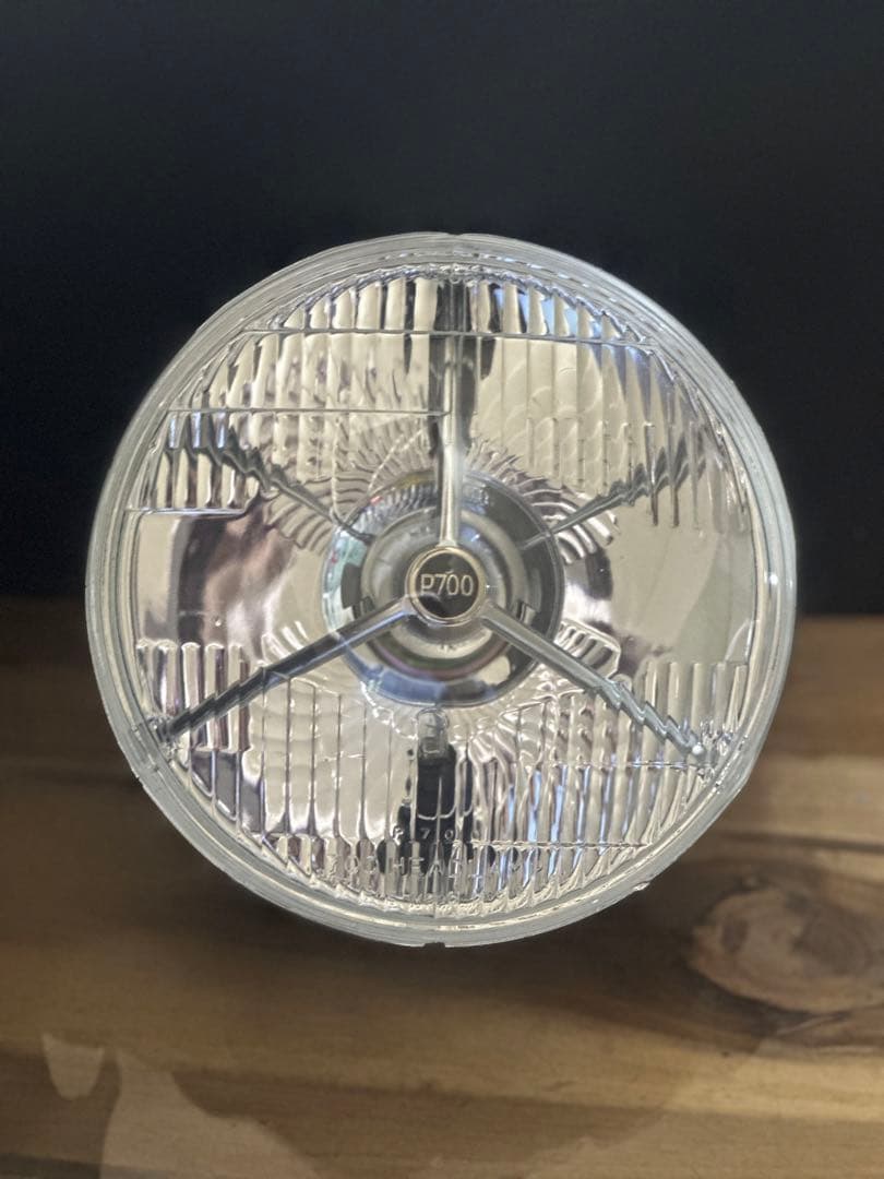 新品/未使用品180π用ルーカス/スリーポイントヘッドライト/検索SR400