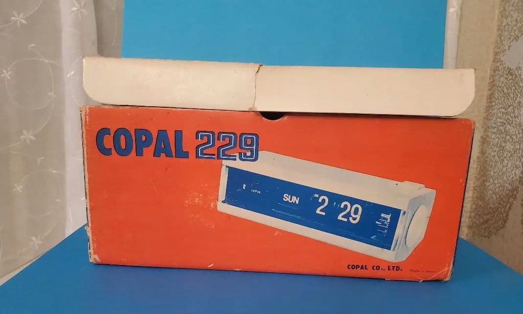 昭和レトロ コパル 229 パタパタ時計 あこ