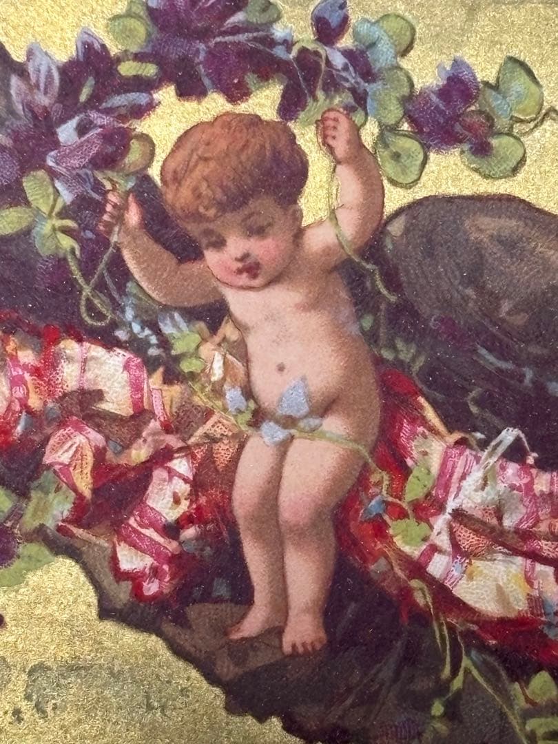 フランスアンティーク　クロモカードCHOCOLAT MASSON 4枚セット