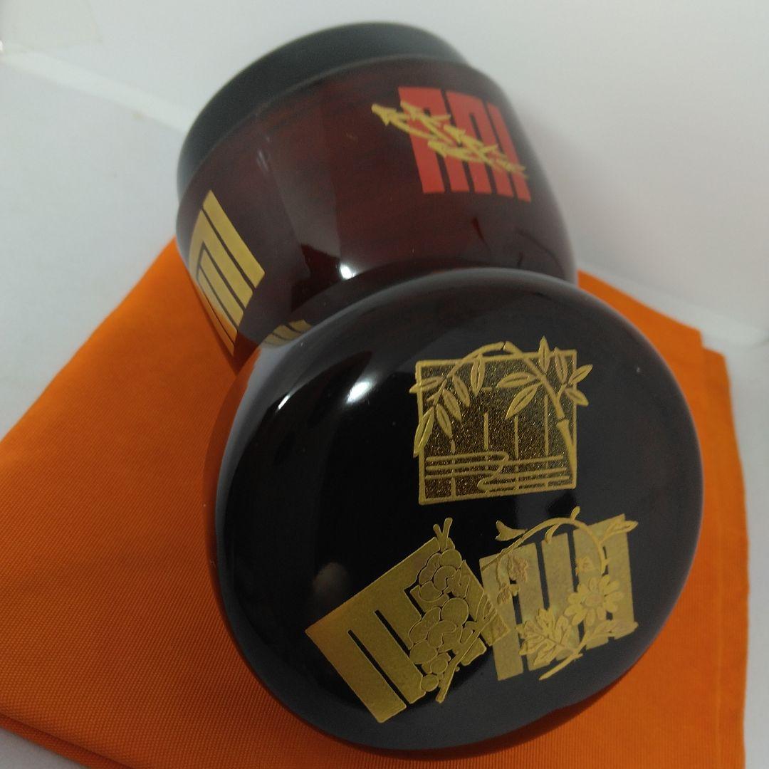 草花源氏香 溜塗 中棗 なつめ 宗香作 茶器 共箱 茶道具