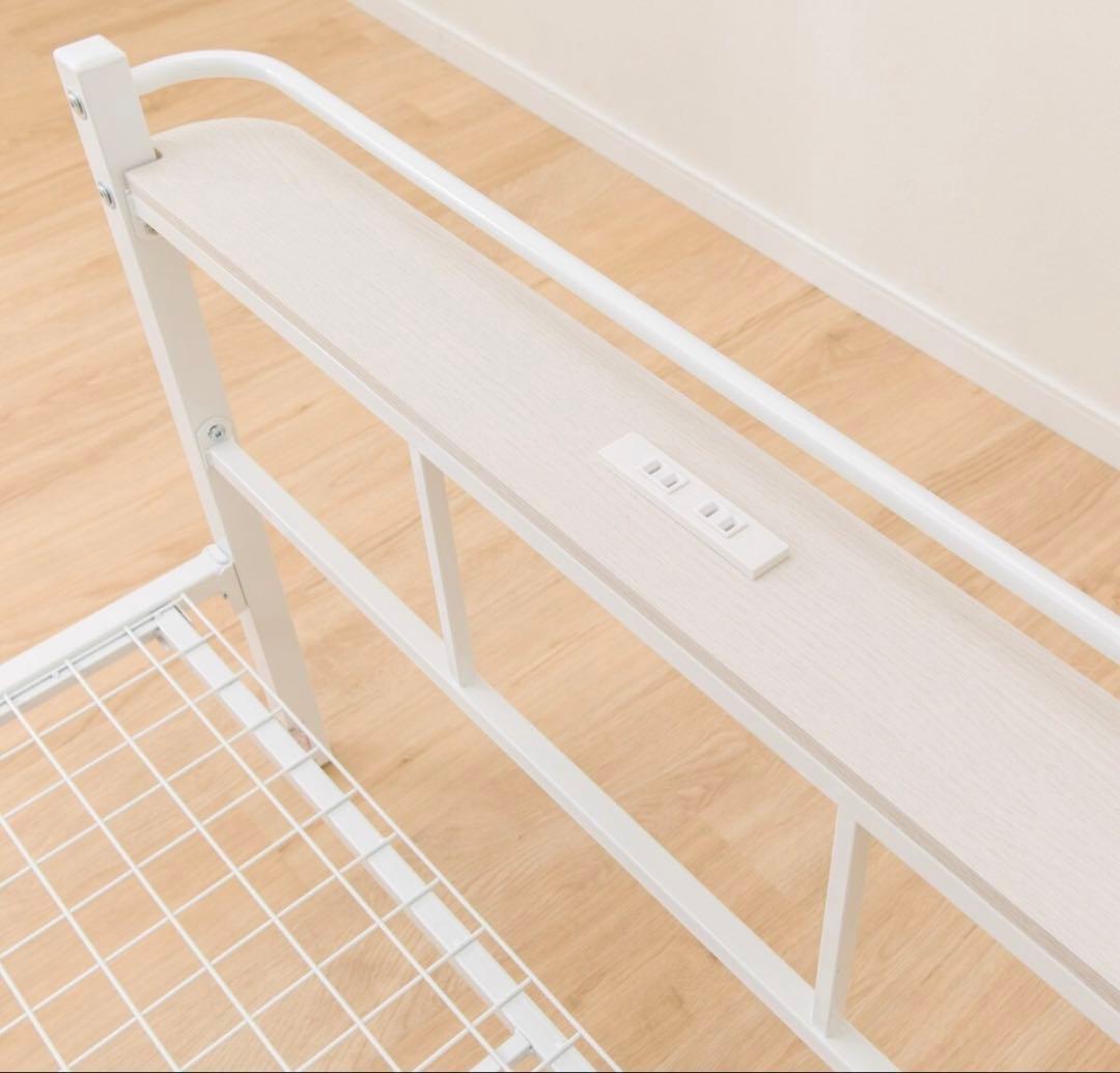 ニトリ パイプベッド シングル ホワイト 白 送料込！！
