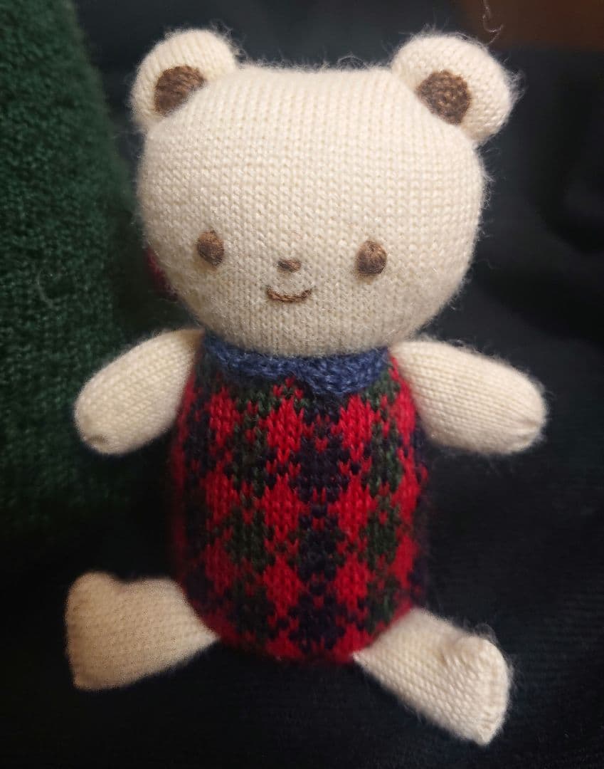 数回使用箱無し ファミリア ファミちゃんバーディー クリスマスツリー編みぐるみ