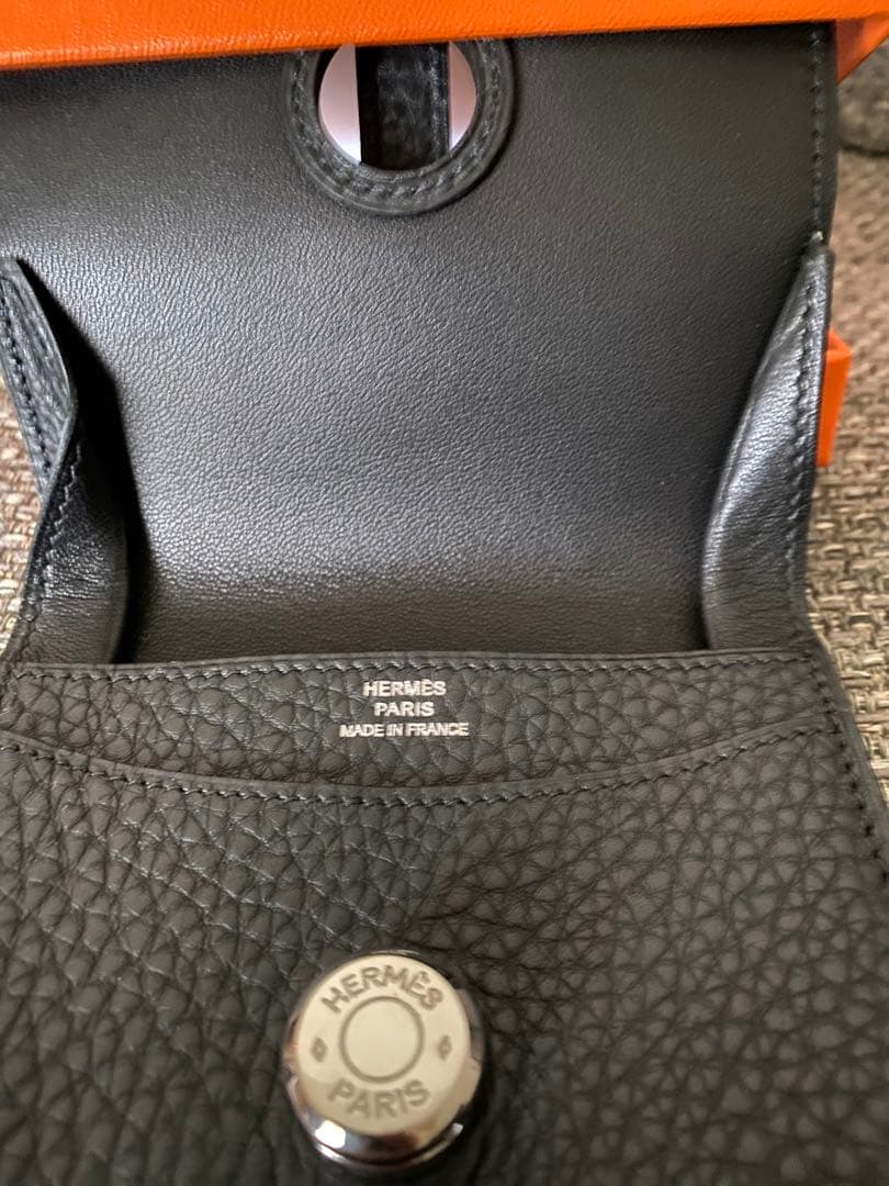 HERMES 超レア新品未使用ドゴンケース黒　カードケース
