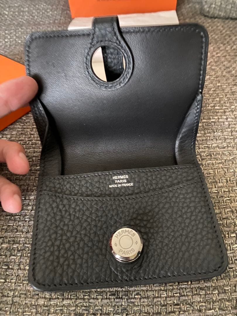 HERMES 超レア新品未使用ドゴンケース黒　カードケース
