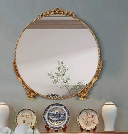 壁掛け鏡アンティーク調 壁掛け 壁掛けミラー ウォールミラー かがみc