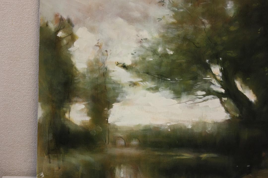 油彩　コロー　模写　Hiro art