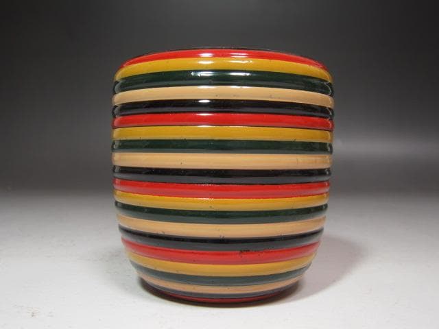 たか☆ 弘斉造　独楽中棗　裏千家　十四代　淡々斎の花押☆y268