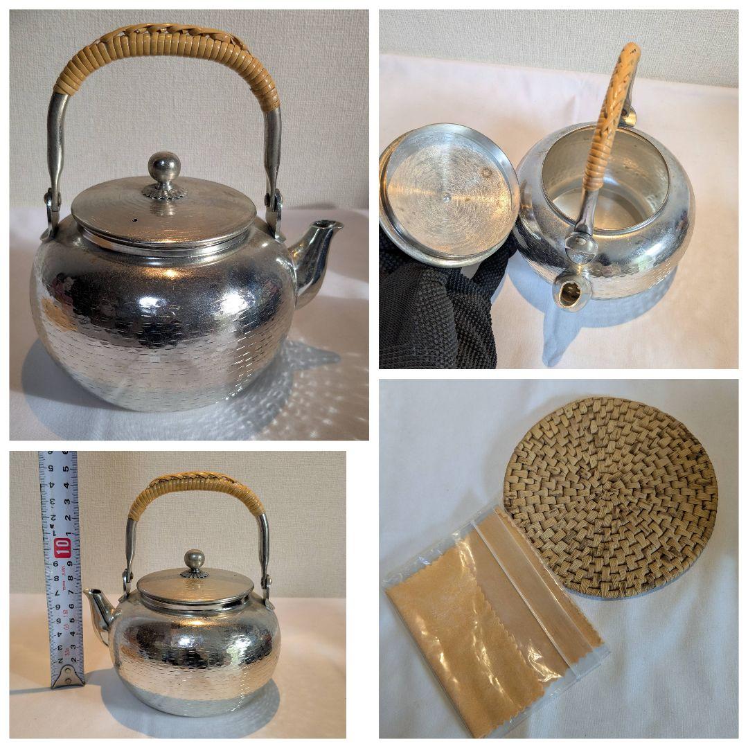 銀瓶 抹茶碗 平茶碗 建水 棗 茶筅 茶匙 山道盆 茶道具 お稽古 セット