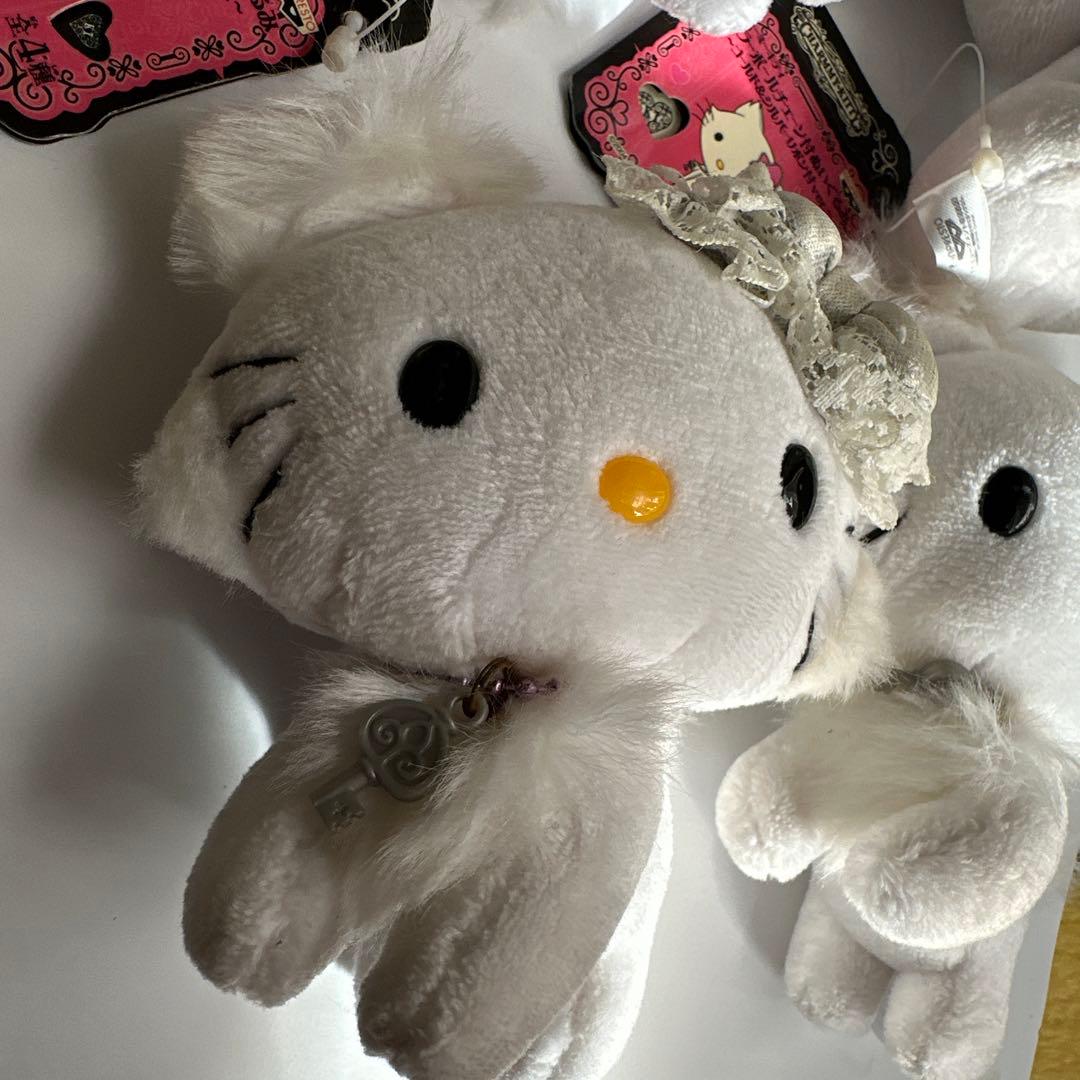 チャーミーキティ マスコット 4つセット ぬいぐるみ ストラップ