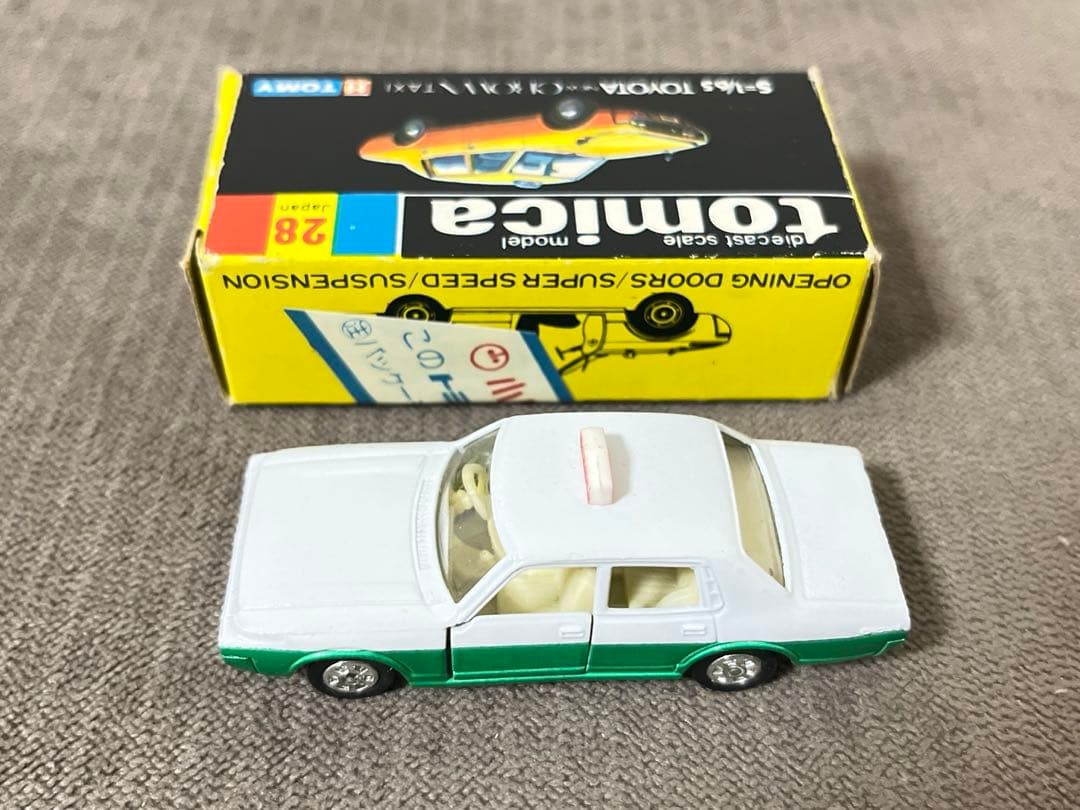 トミカ 日本製 黒箱 28-2 トヨタ ニュークラウン タクシー　小田急特注