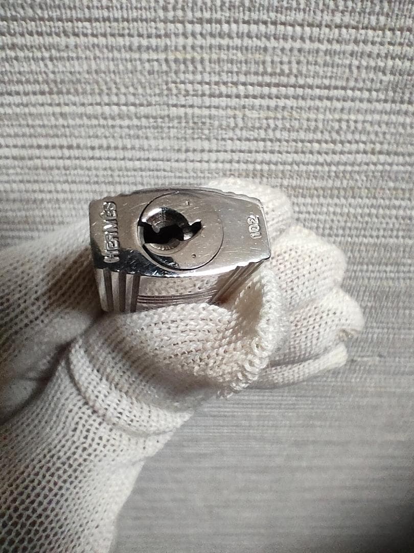 ※T's Fact【No.102】HERMES カデナ 鍵 シルバー