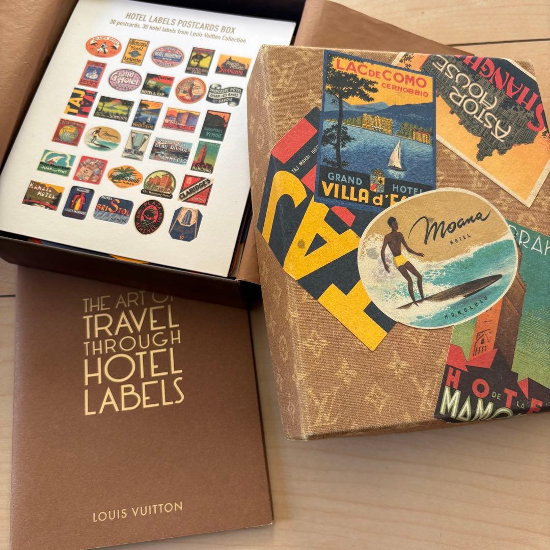 未使用ルイヴィトンLouis Vuitton30ポストカードホテルラベルボックス
