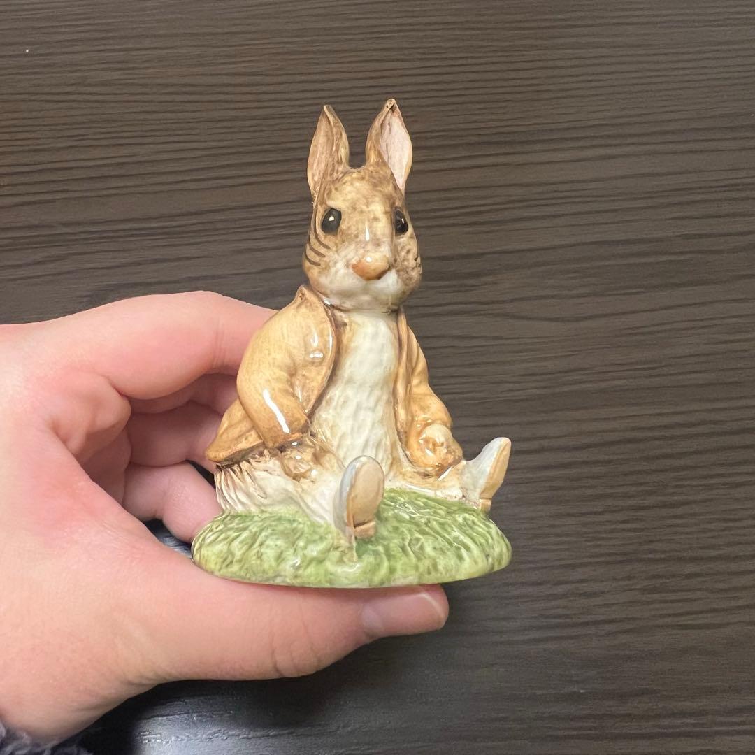 【英国製】ベスウィック ピーターラビット フィギュリン 6体セット 陶器 置物
