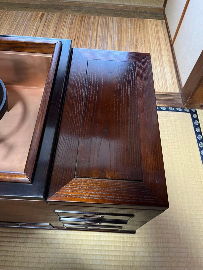 長火鉢　箱火鉢　関東火鉢　美品