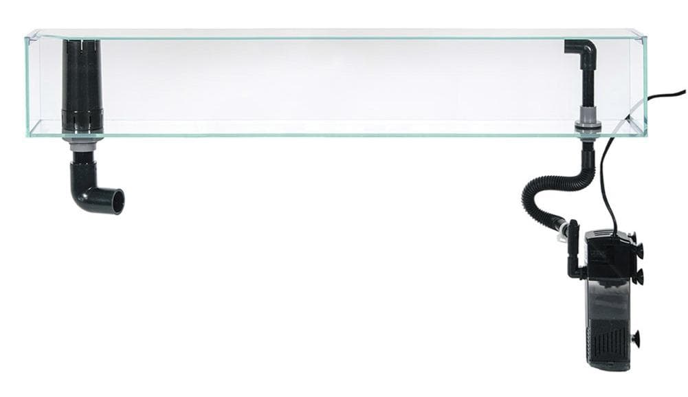 Ｖ３ポンプ付スレンダー　９００ＯＦ　上に置くだけ２段式水槽　オーバーフロー　新品