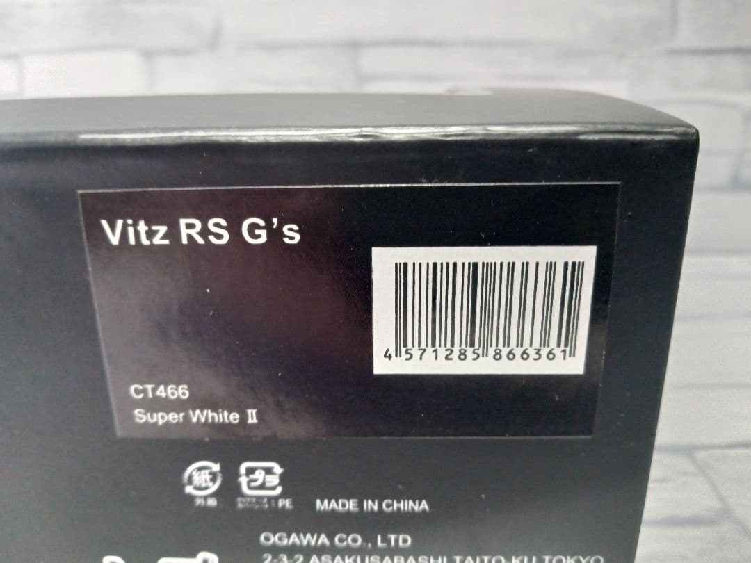1/43 Wits　トヨタ　ヴィッツRS G`s ミニカー　ホワイト