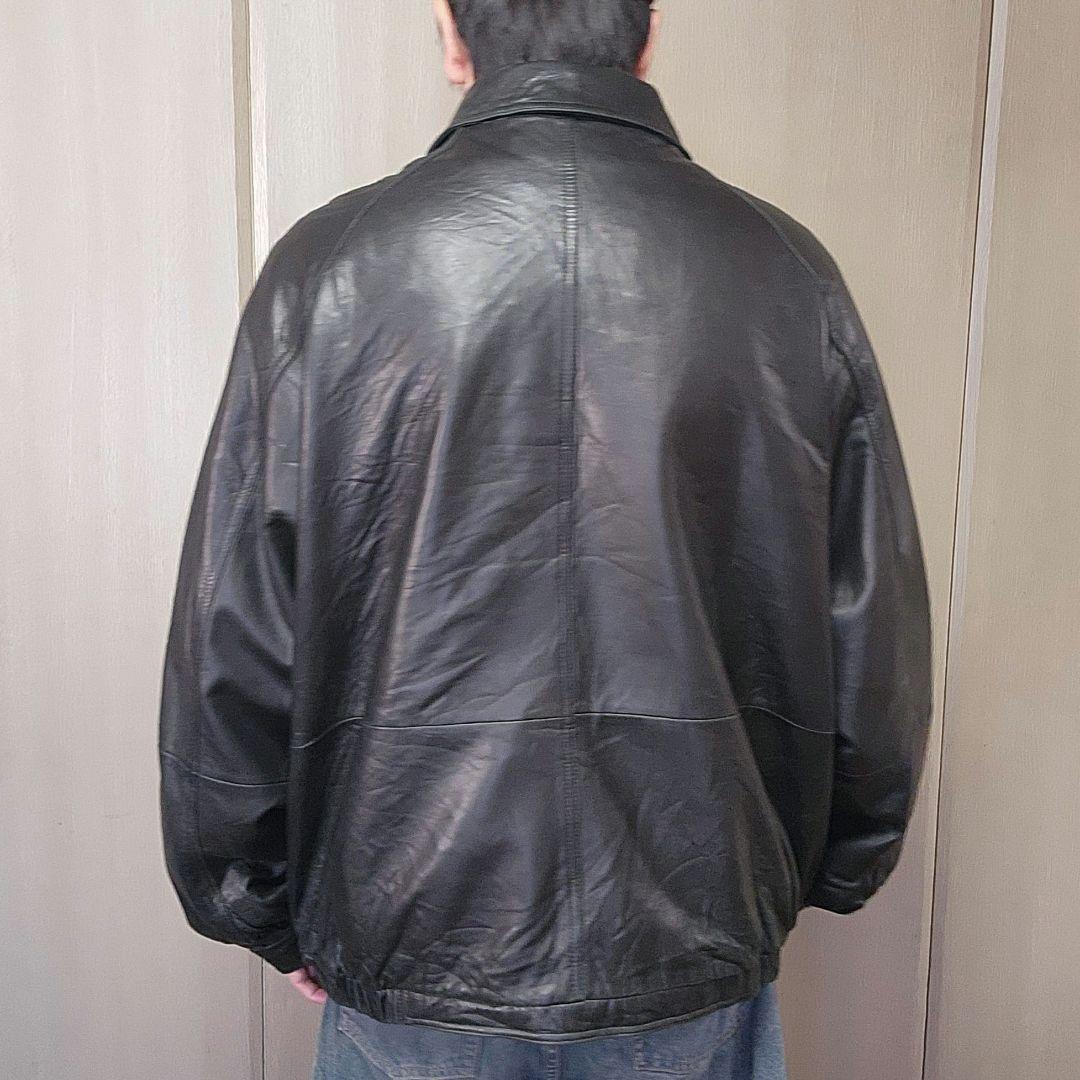 レザージャケット　XXL オーバーサイズ　claiborne