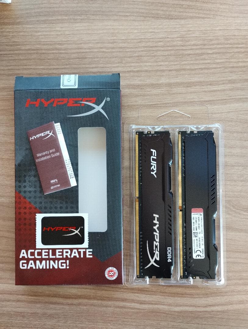 Kingstone キングストン Micron製DDR4 8GB　エラーなし