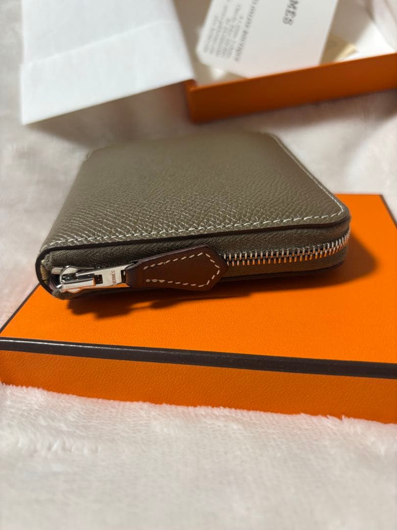 ル*ビ様 美品　エルメス シルクインコンパクト エトゥープ