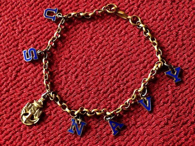 【1940年代頃】USN アメリカ海軍 ヴィンテージ ミリタリー ブレスレット