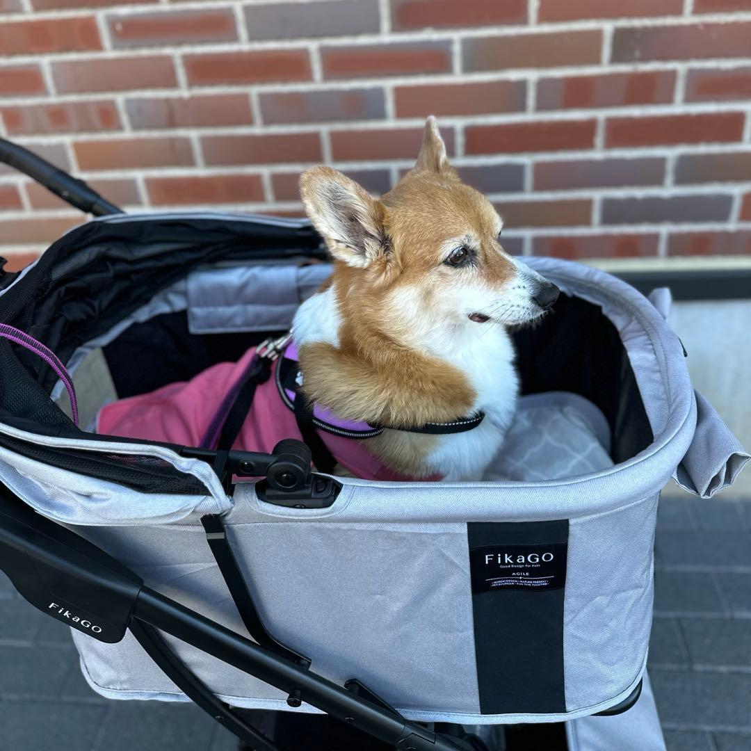 フィカゴー　アジャイル2 ペットカート グレー