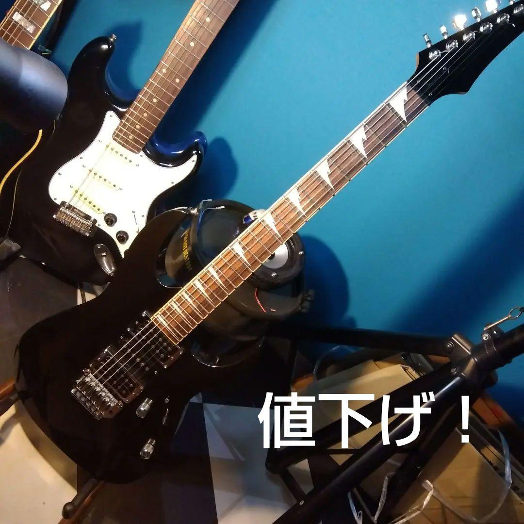 Ibanez ブラック エレキギターGRG170DX…
