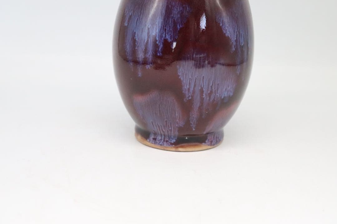 中国　窯変紅釉　水注　送料込み1020