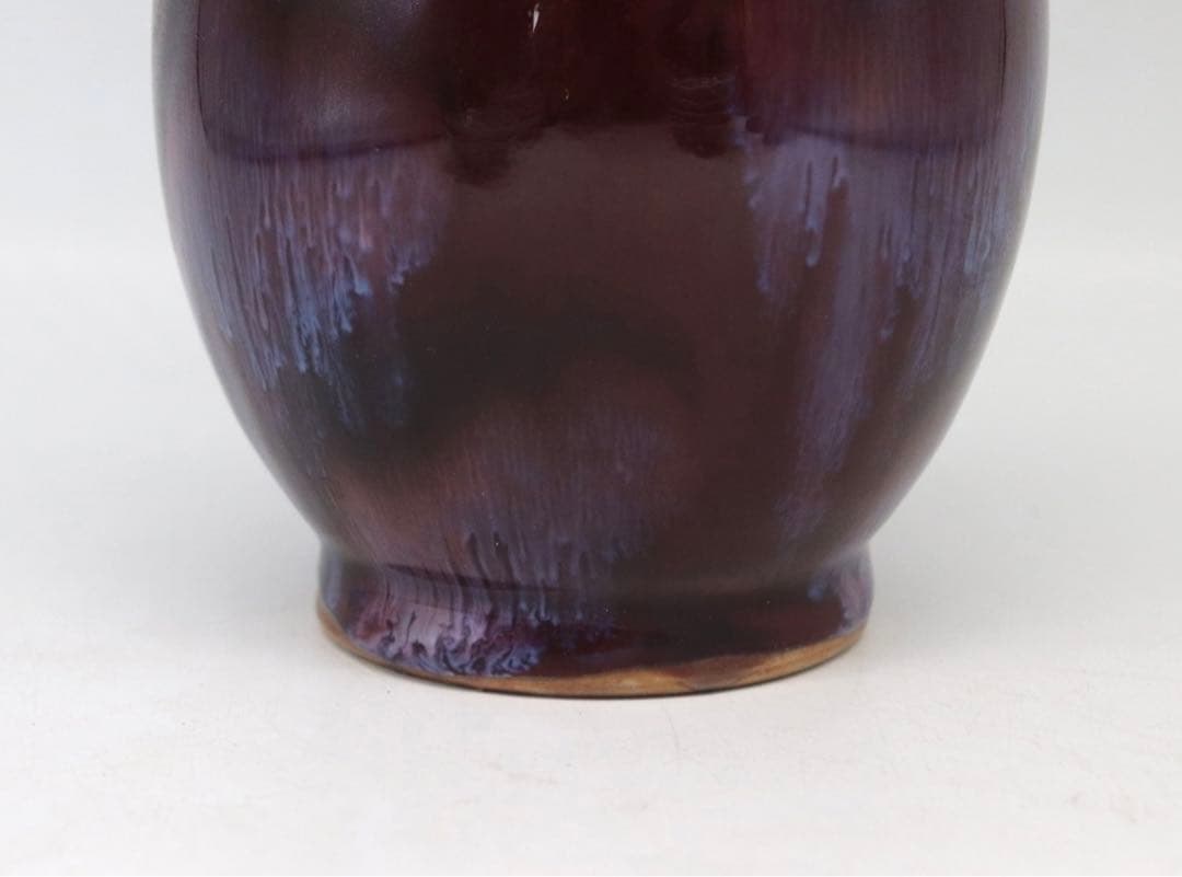 中国　窯変紅釉　水注　送料込み1020