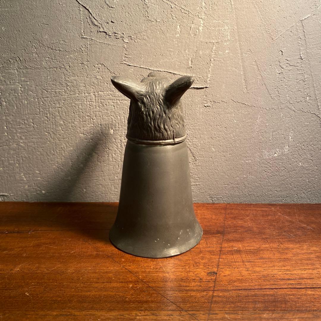 稀少 馬上杯 フォックヘッド インテリア オブジェ ヴィンテージ 置物