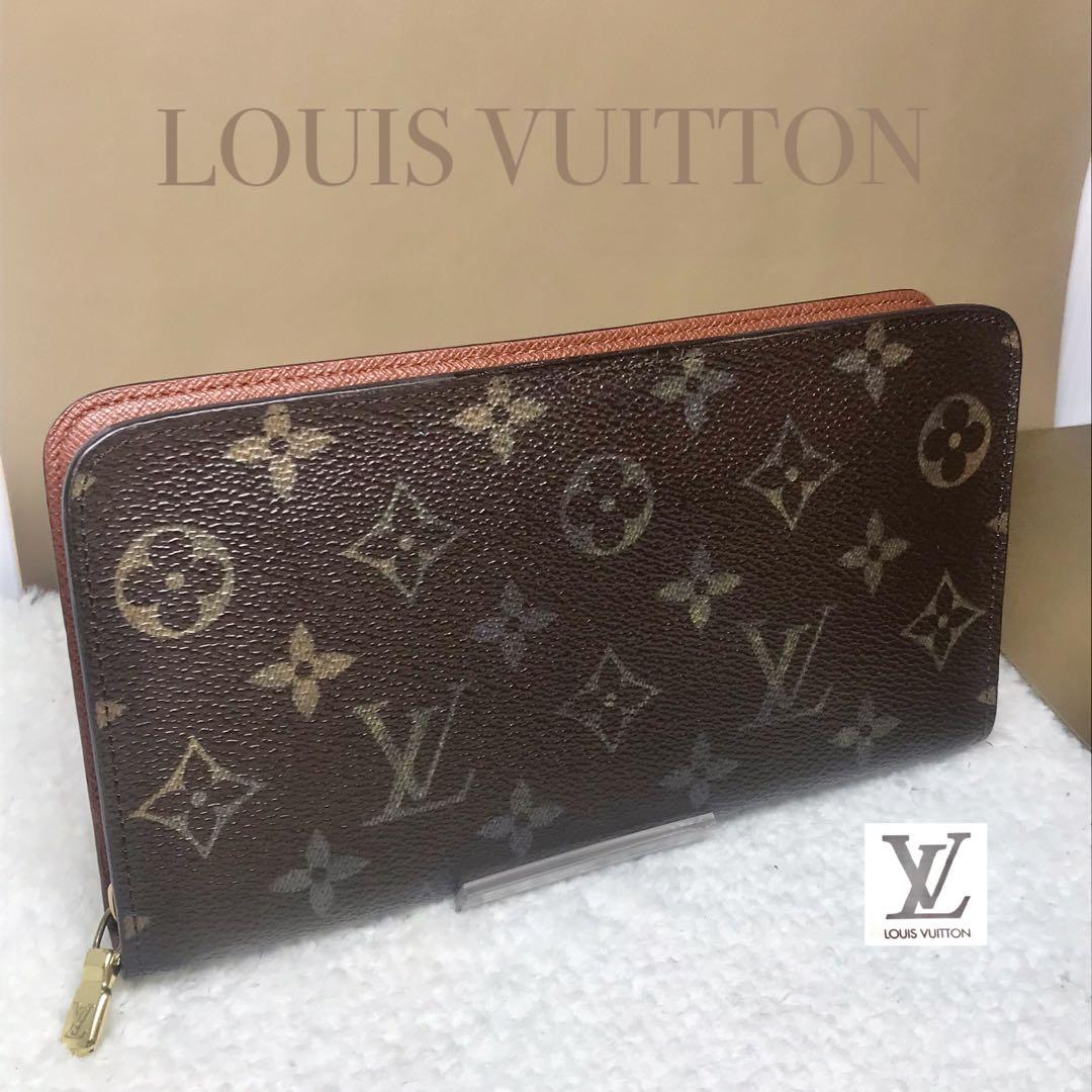 ルイヴィトン　モノグラムポルトモネジップ　ラウンドファスナー　二つ折り長財布