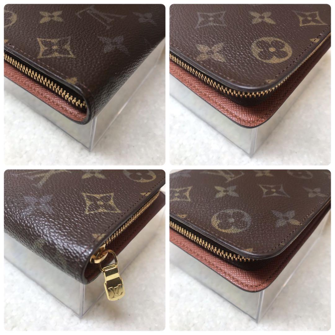 ルイヴィトン　モノグラムポルトモネジップ　ラウンドファスナー　二つ折り長財布