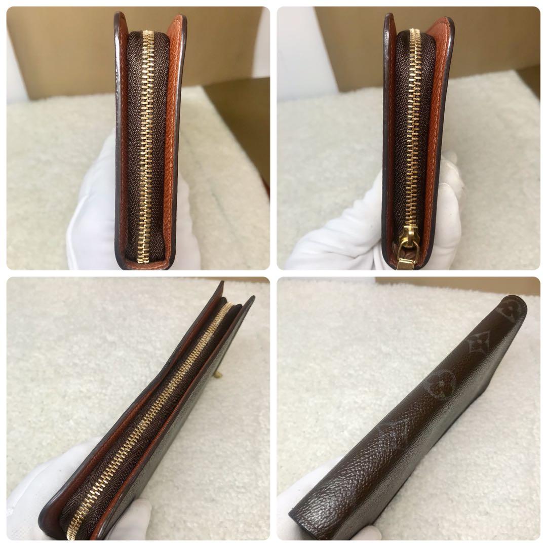 ルイヴィトン　モノグラムポルトモネジップ　ラウンドファスナー　二つ折り長財布